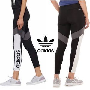 Adidas Colorblock Tight Leggings Black 